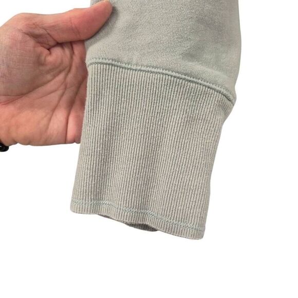 Calvin Klein Performance Women's Sage Green Cotton/Poly Oversized Distressed Swe - Picture 6 of 8